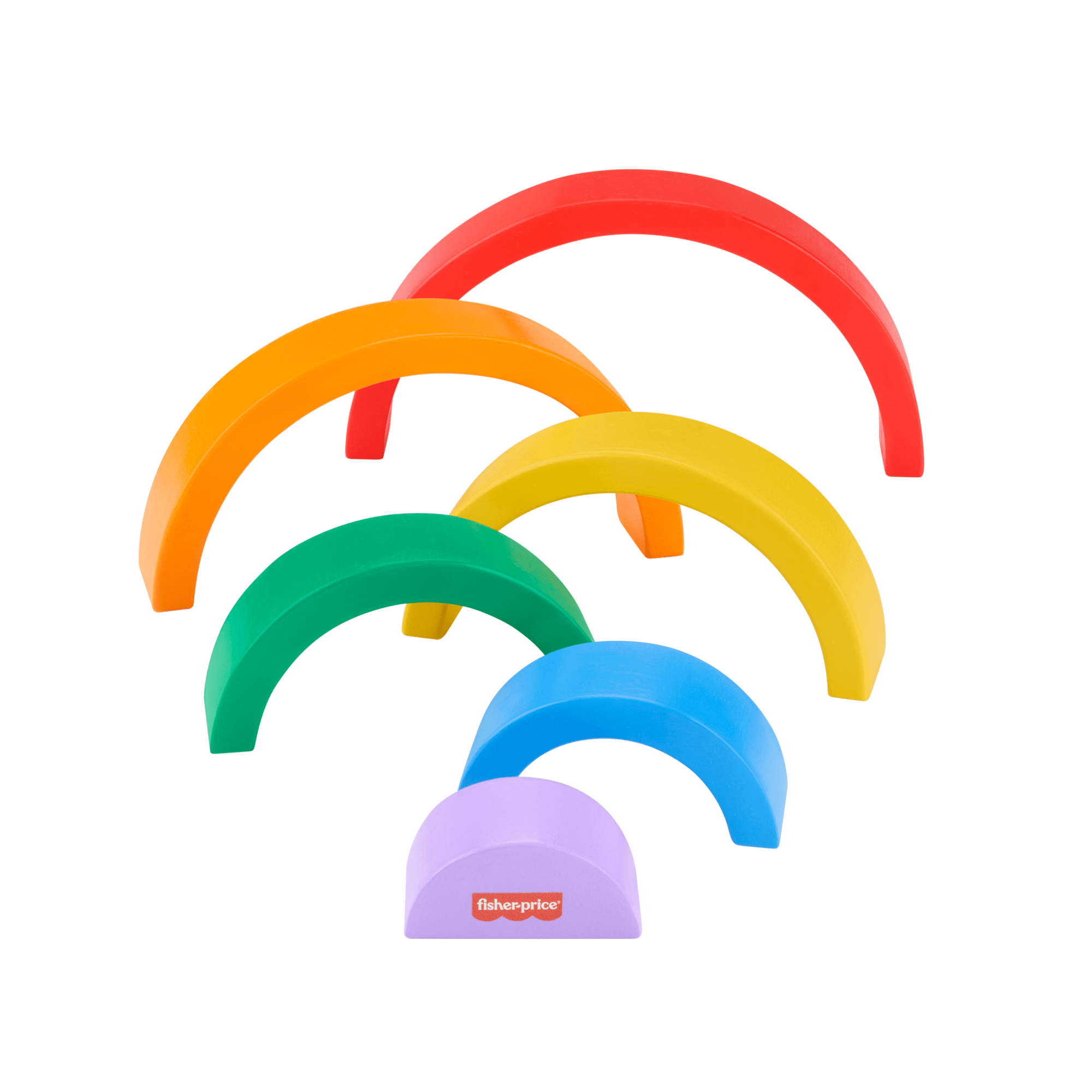 Fisher-Price Juguete para Bebés Arcoíris Apilable de Madera