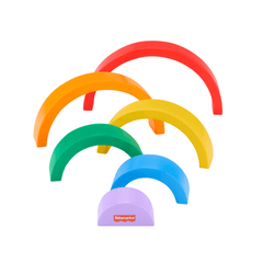 Fisher-Price Juguete para Bebés Arcoíris Apilable de Madera