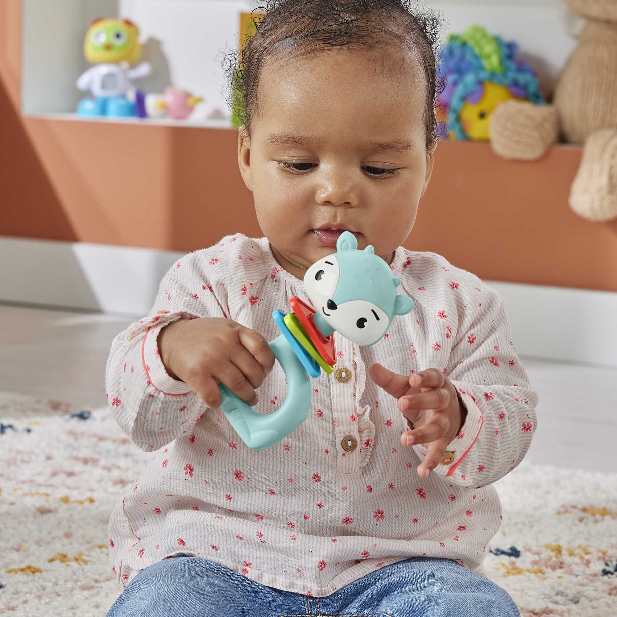 Fisher-Price Baby Sonaja para Bebés Sensimals Venado
