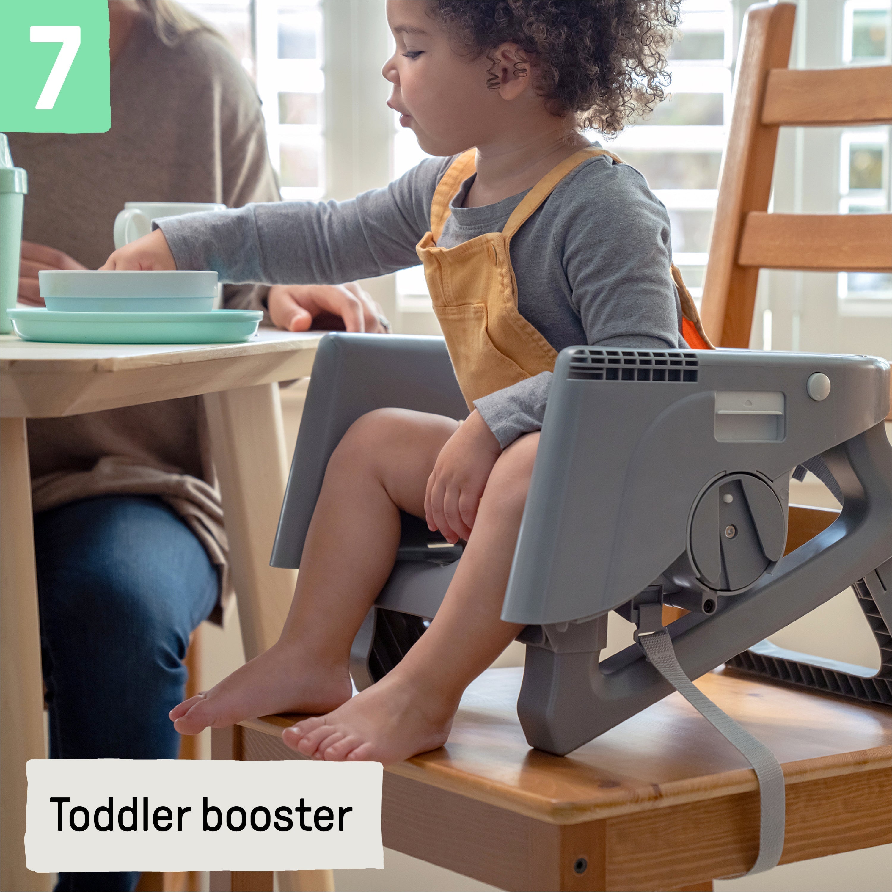 Ingenuity Proper Positioner 7-in-1 Deluxe High Chair - Unisex, For Ages 0-60 Months
