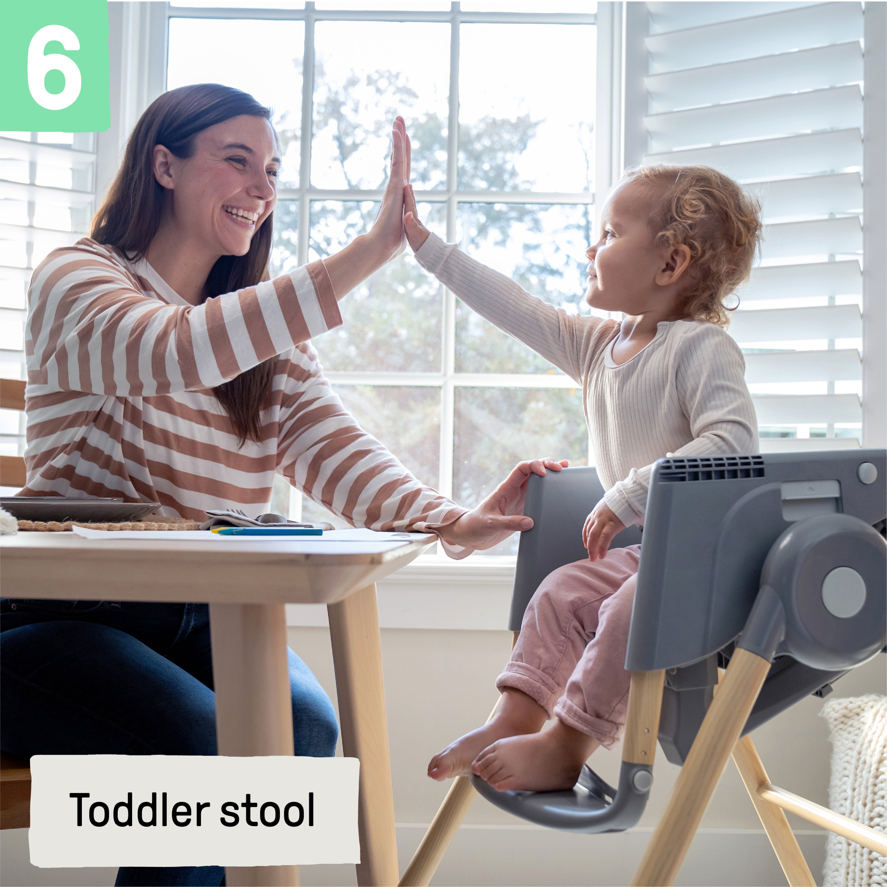 Ingenuity Proper Positioner 7-in-1 Deluxe High Chair - Unisex, For Ages 0-60 Months
