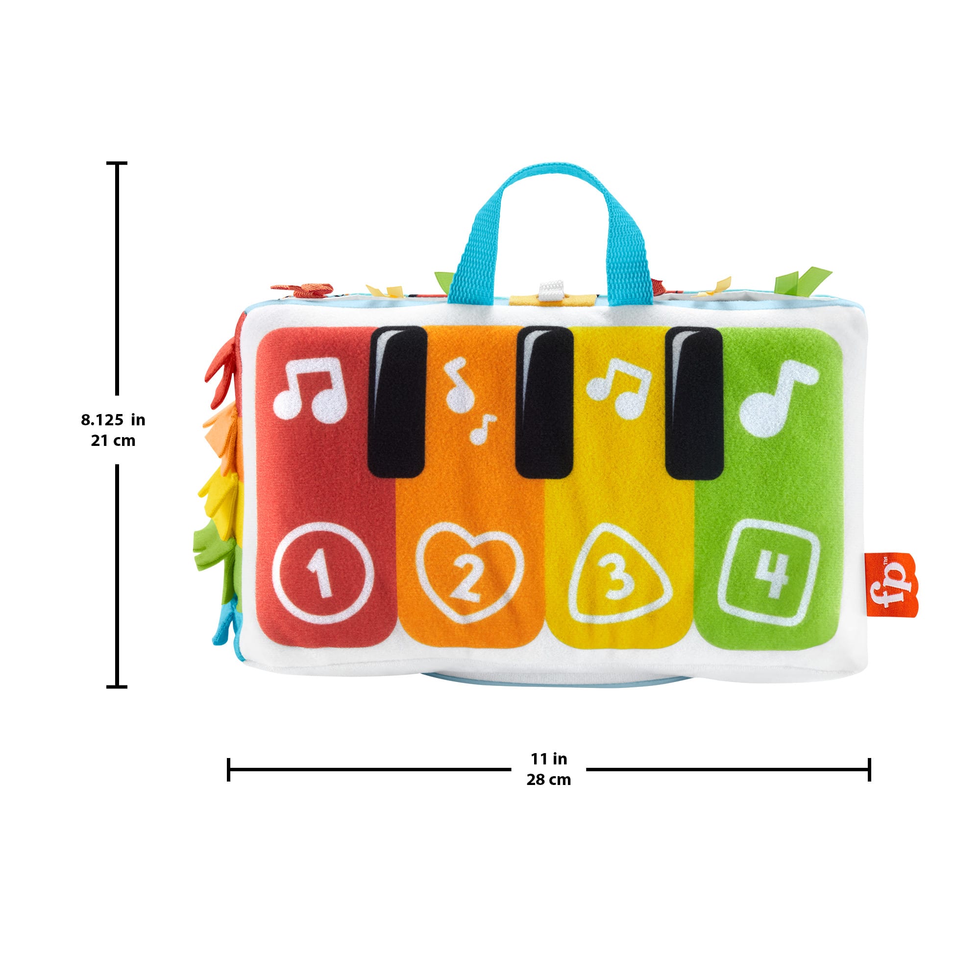 Fisher-Price Baby Juguete para Bebés Suave Piano Pataditas Musicales