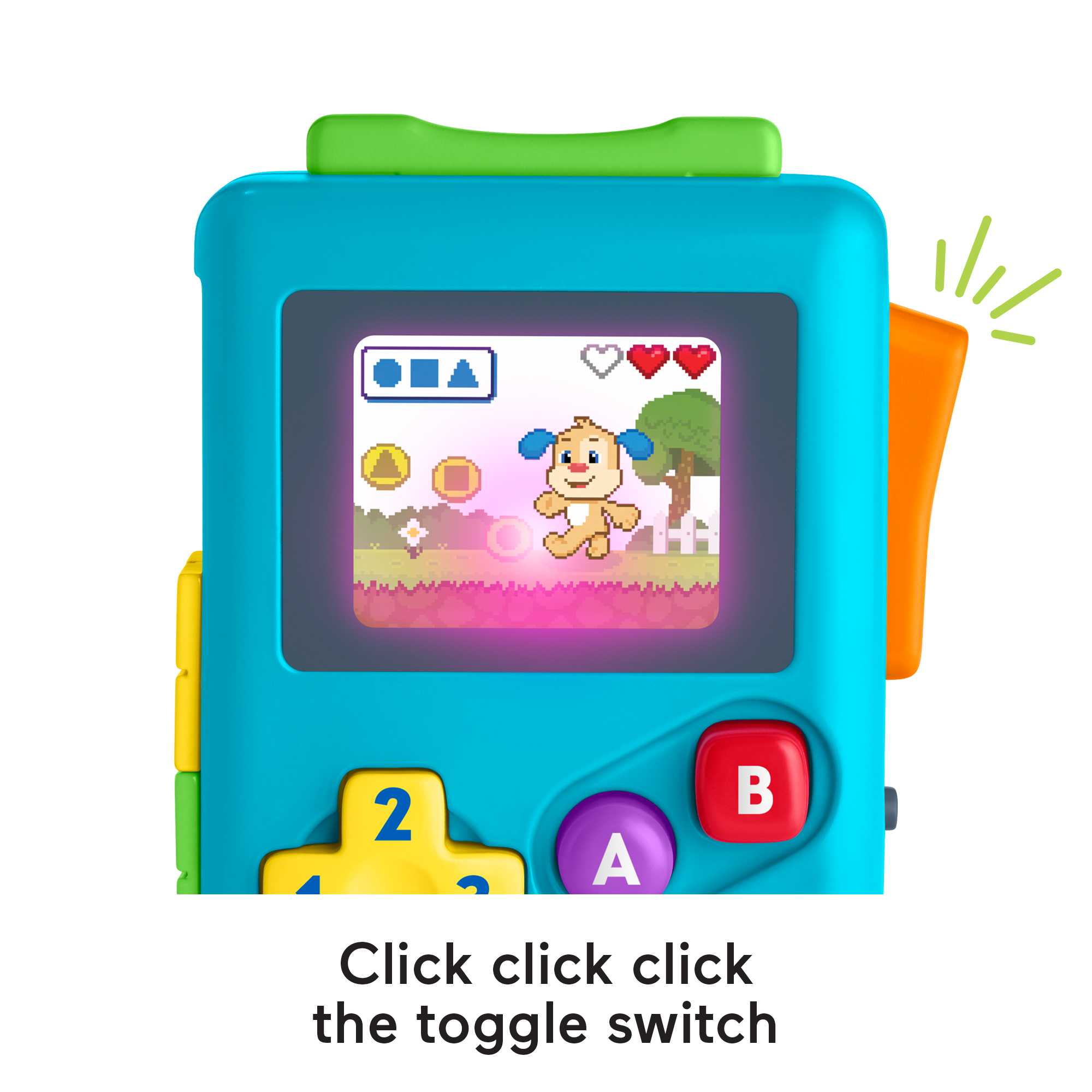 Fisher-Price Laugh & Learn Lil’ Gamer Pretend Video Game Learning Toy For infants & Toddlers