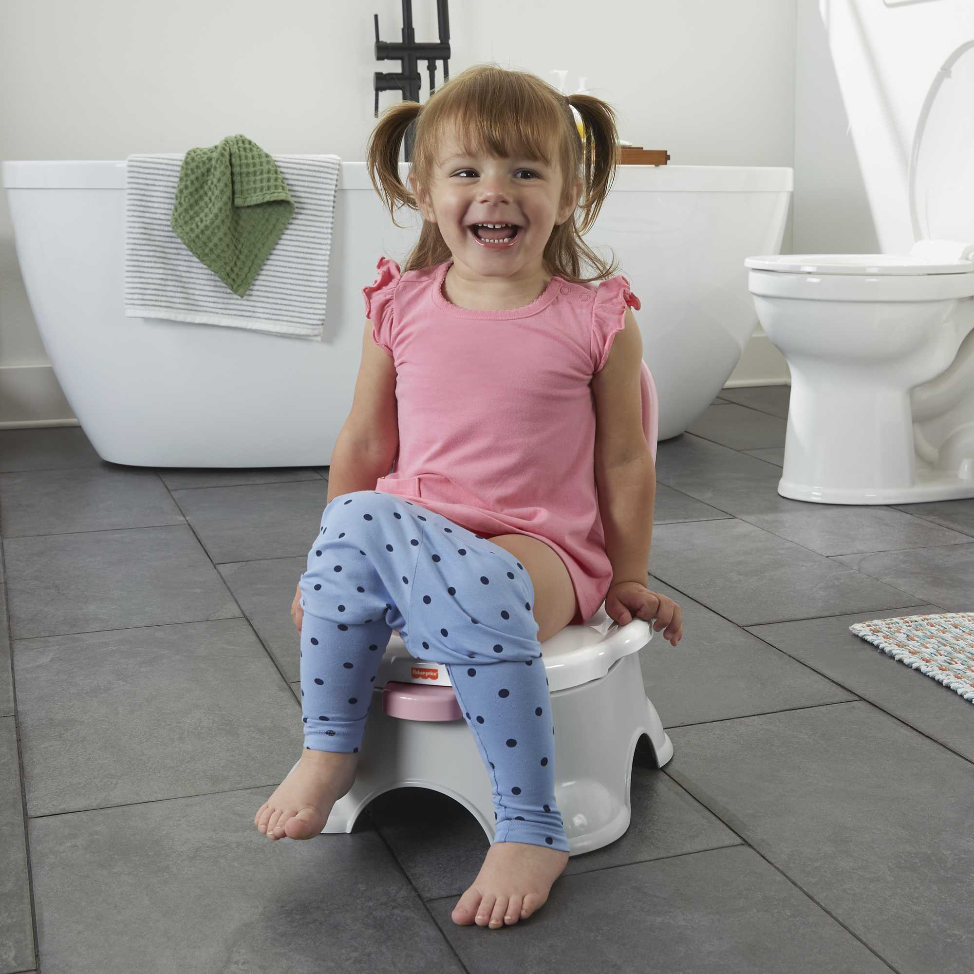 Fisher-Price Baby Bacinica para Bebés 3 en 1 Contra Salpicaduras