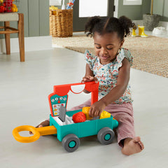 Fisher-Price Rires et Éveil Tracteur de La Ferme Au Marché 4-en-1