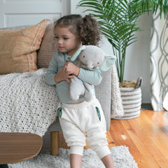 Ingenuity Premium Soft Plush Soothing Bean Bag Lovey, Van the Elephant
