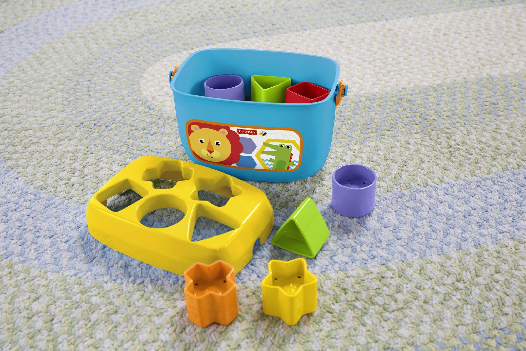 Fisher-Price Baby's First Blocks Set, Shape-Sorting Toy