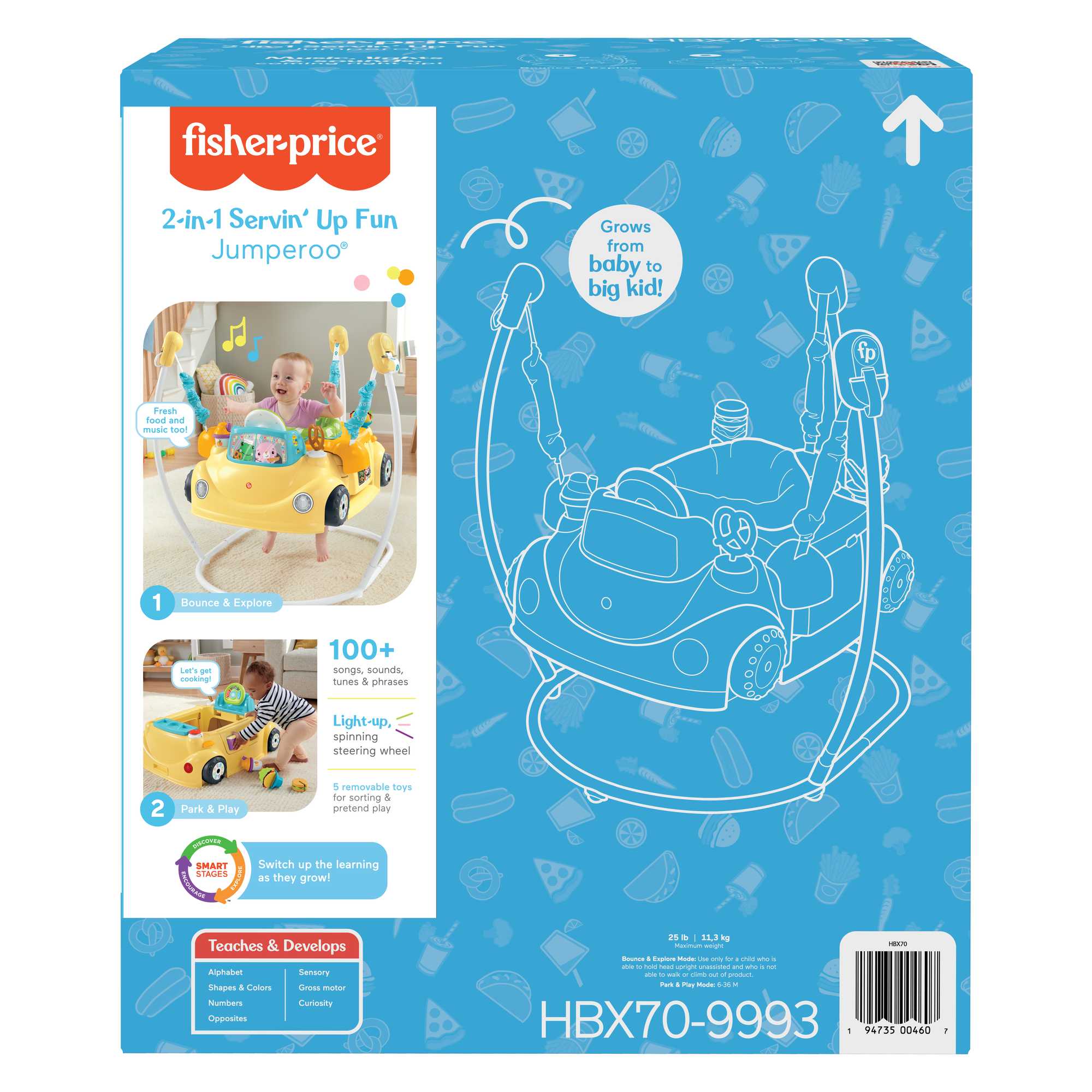 Fisher-Price 2-In-1 Servin' Up Fun Jumperoo