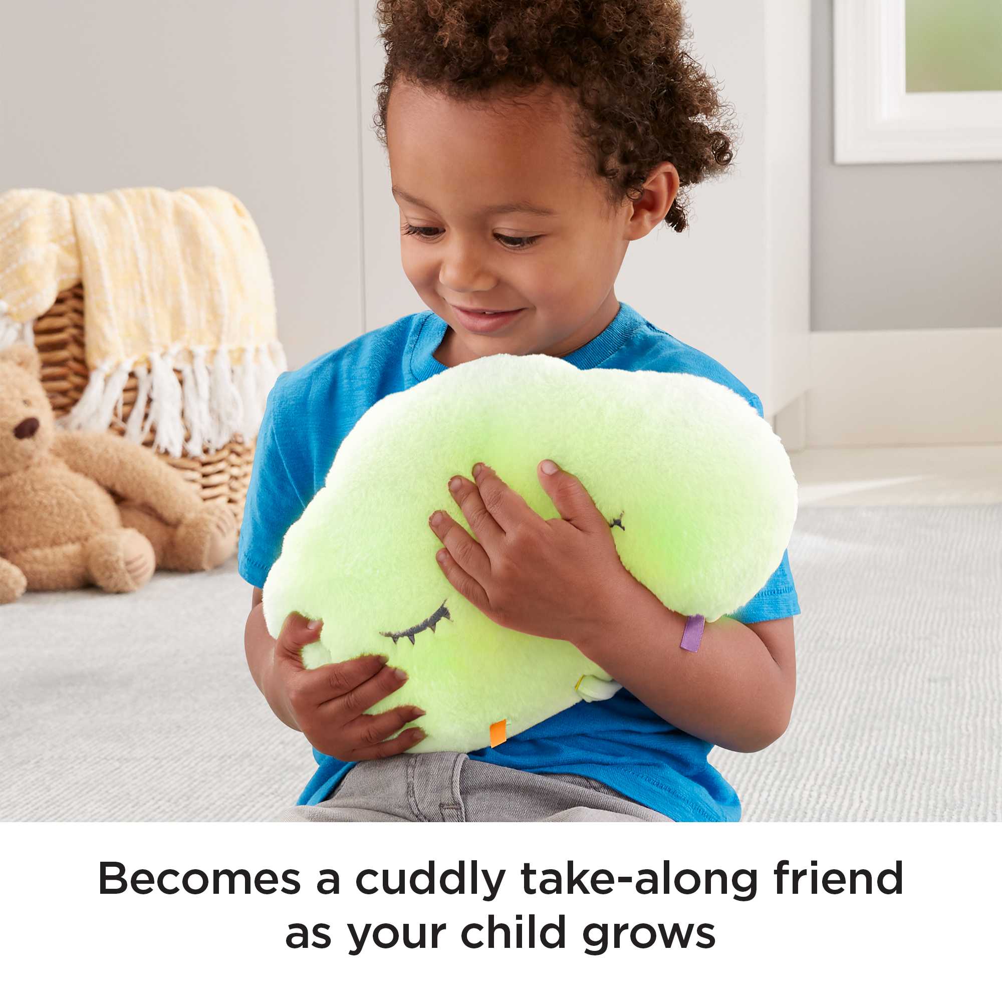 Fisher-Price Twinkle & Cuddle Cloud Soother Baby Sound Machine With Music & Lights