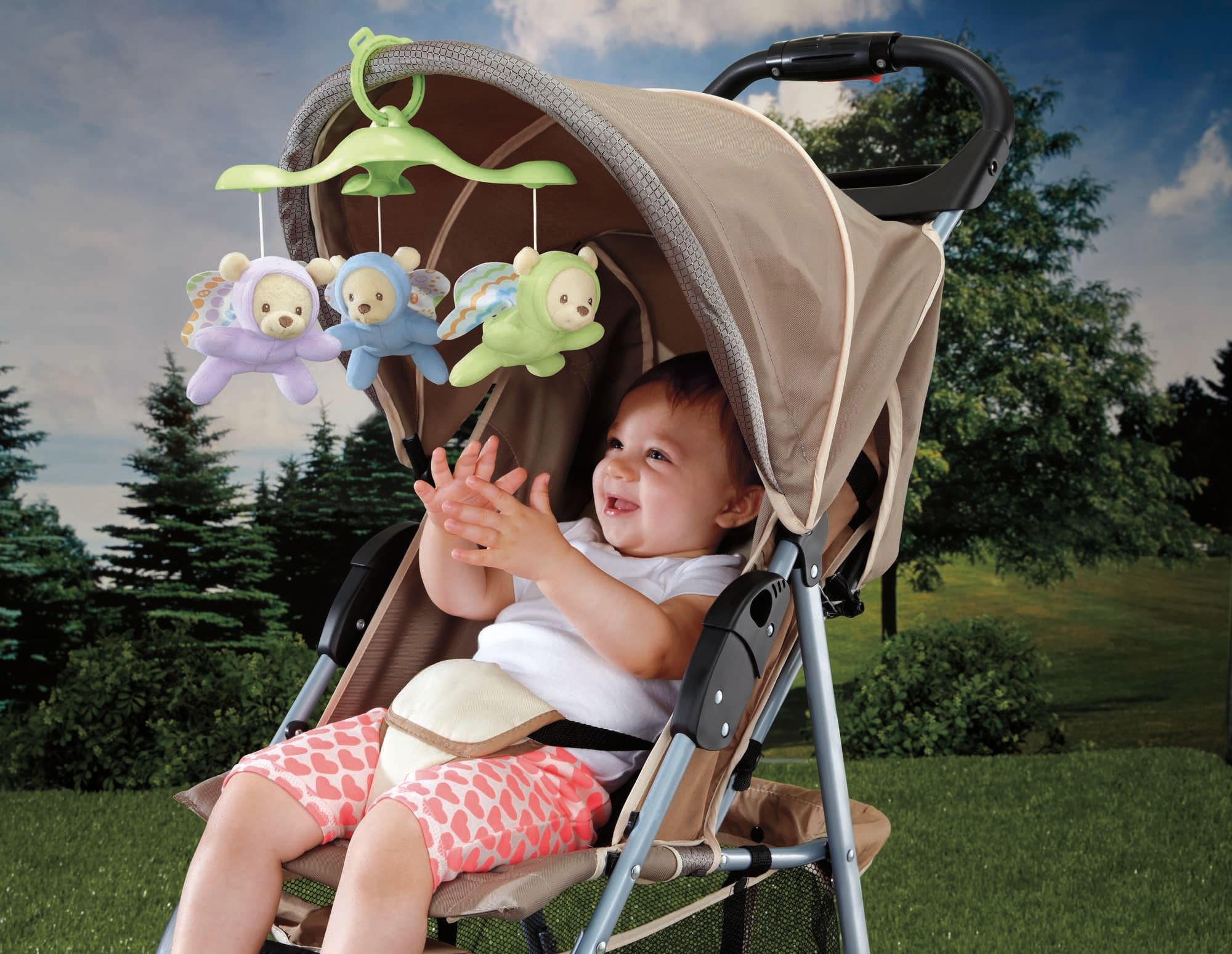 Fisher-Price Baby Móbile de Bebês Super Ursinhos Fofinhos 3 em 1