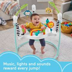 Fisher-Price Jumperoo Baby Activity Center With Lights And Sounds, Jumping Jungle