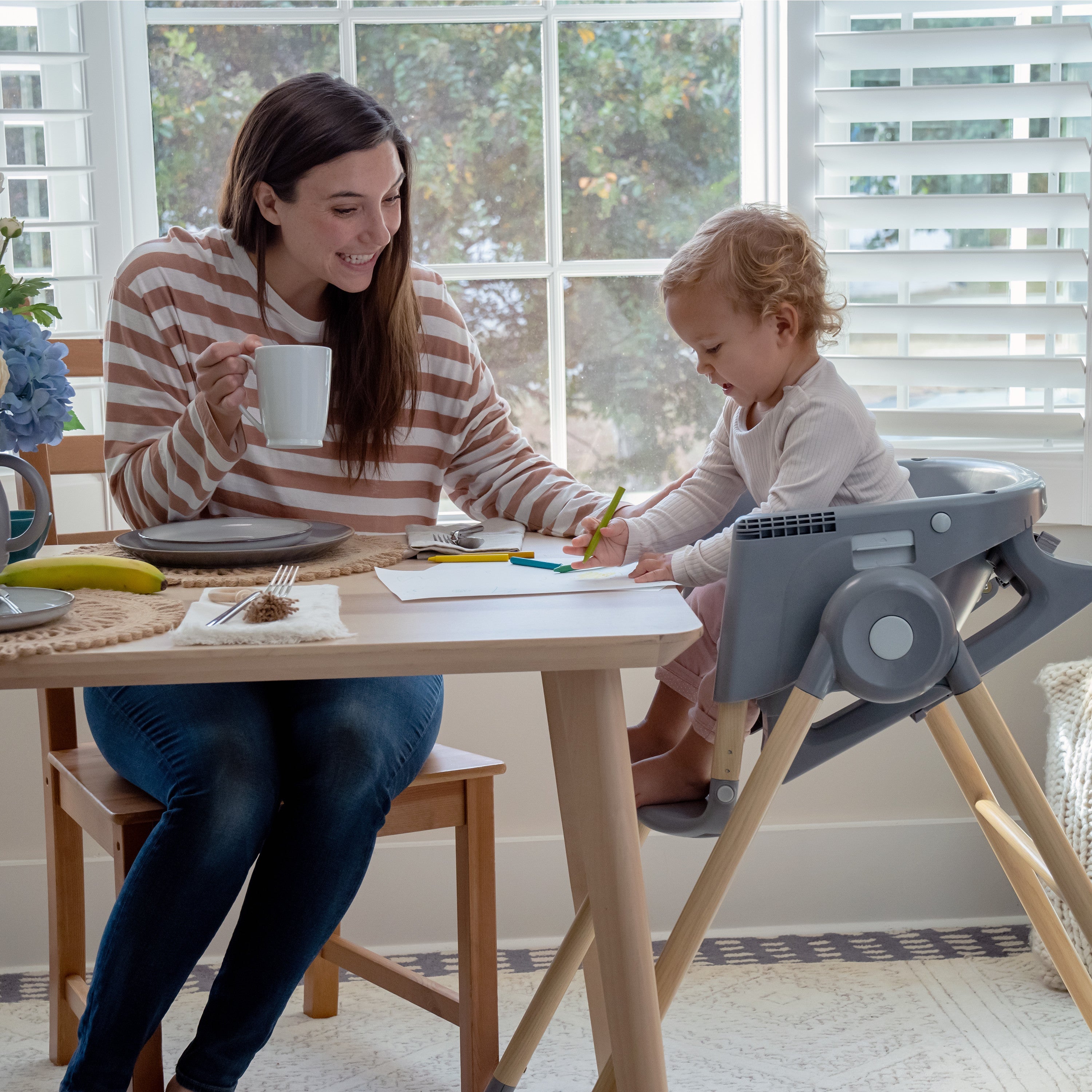Ingenuity Proper Positioner 7-in-1 Deluxe High Chair - Unisex, For Ages 0-60 Months