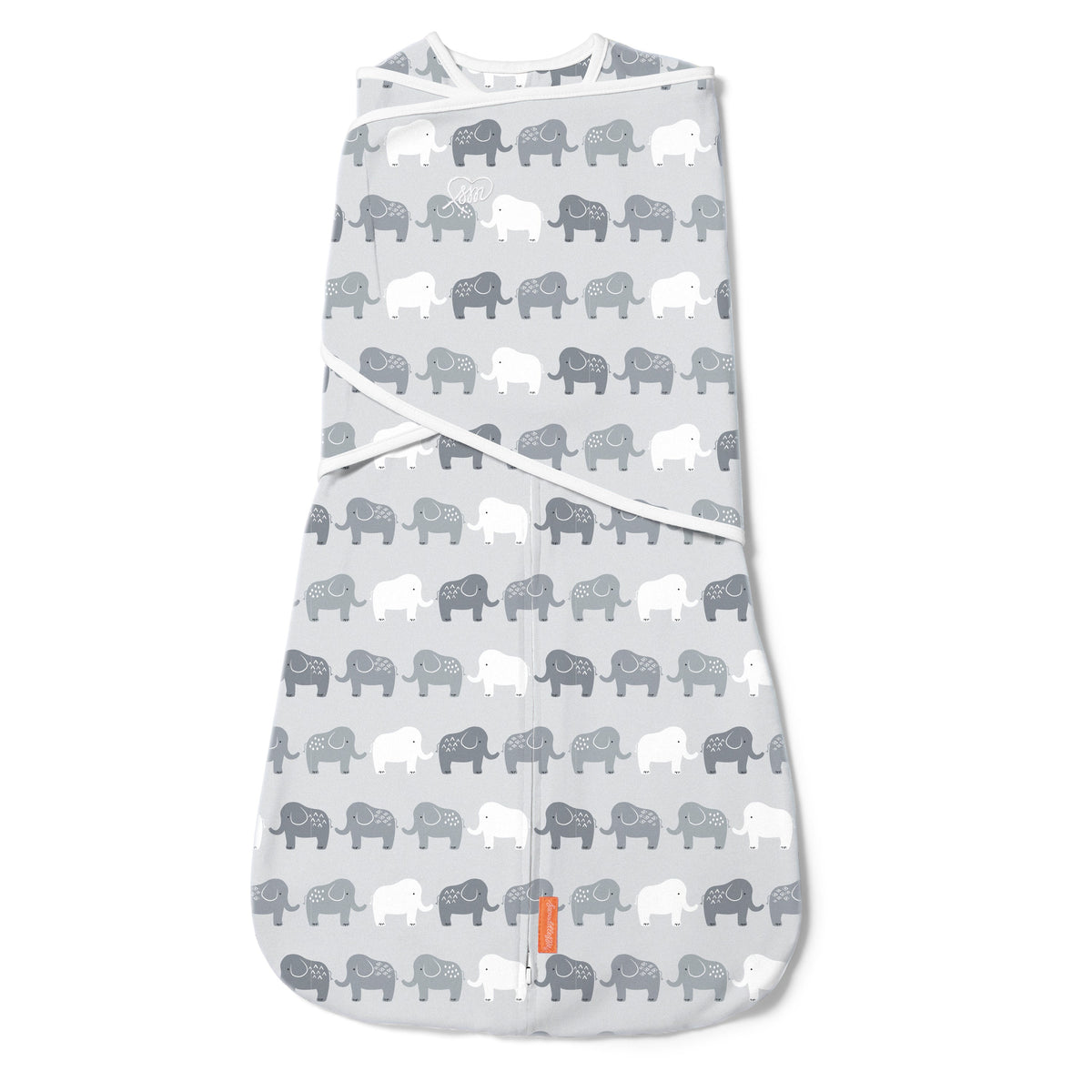 Arms Free Convertible Swaddle, Size 3-6 months, 1pk - Elephant in A Row