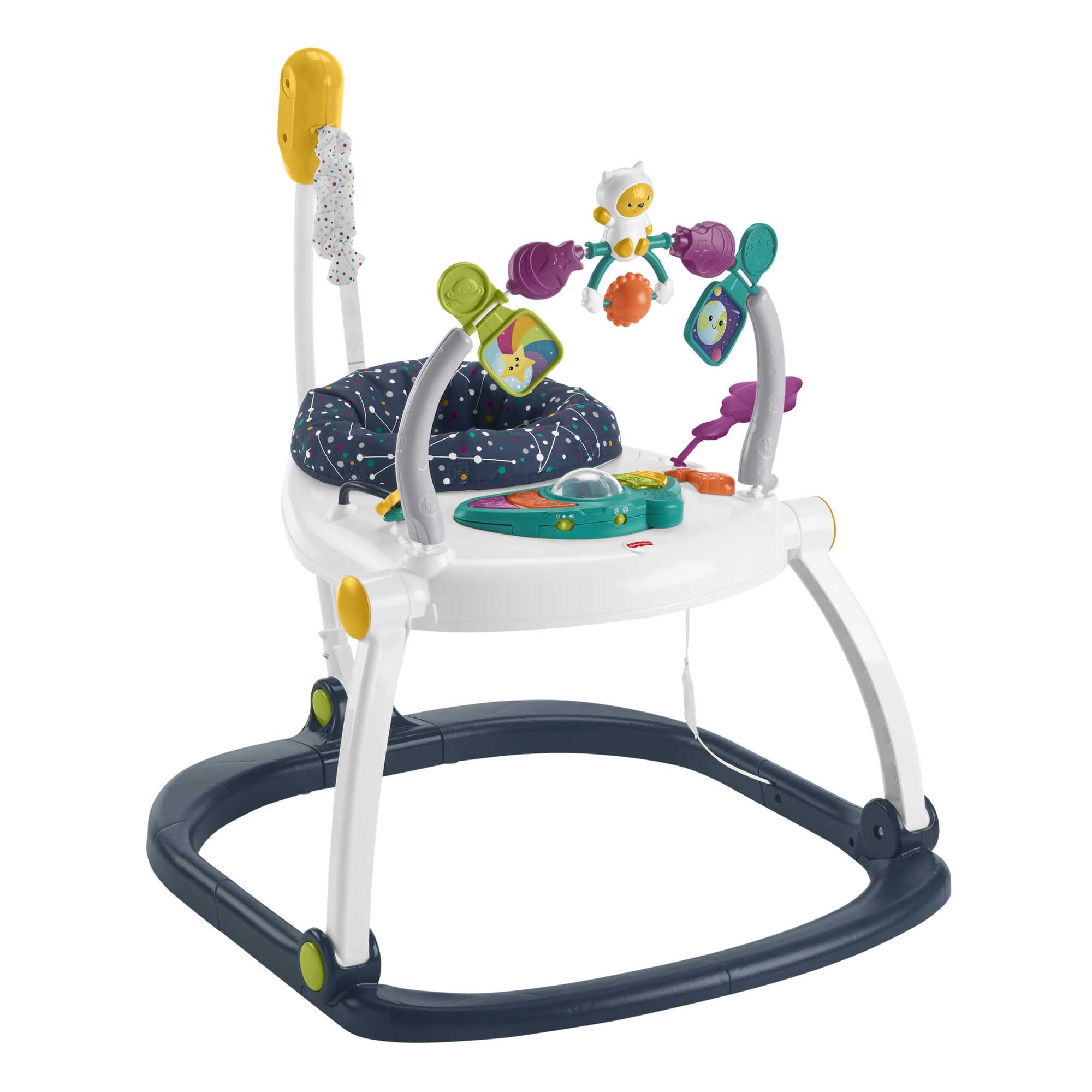 Fisher-Price Jumperoo Compact Astro Chaton, Lumières, Sons, Activités