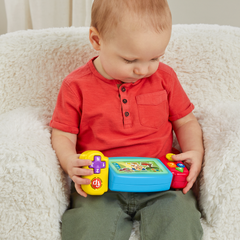 Fisher-Price Rires et Éveil Ma Tourni-Console D’Apprentissages  - Version Anglaise et Française