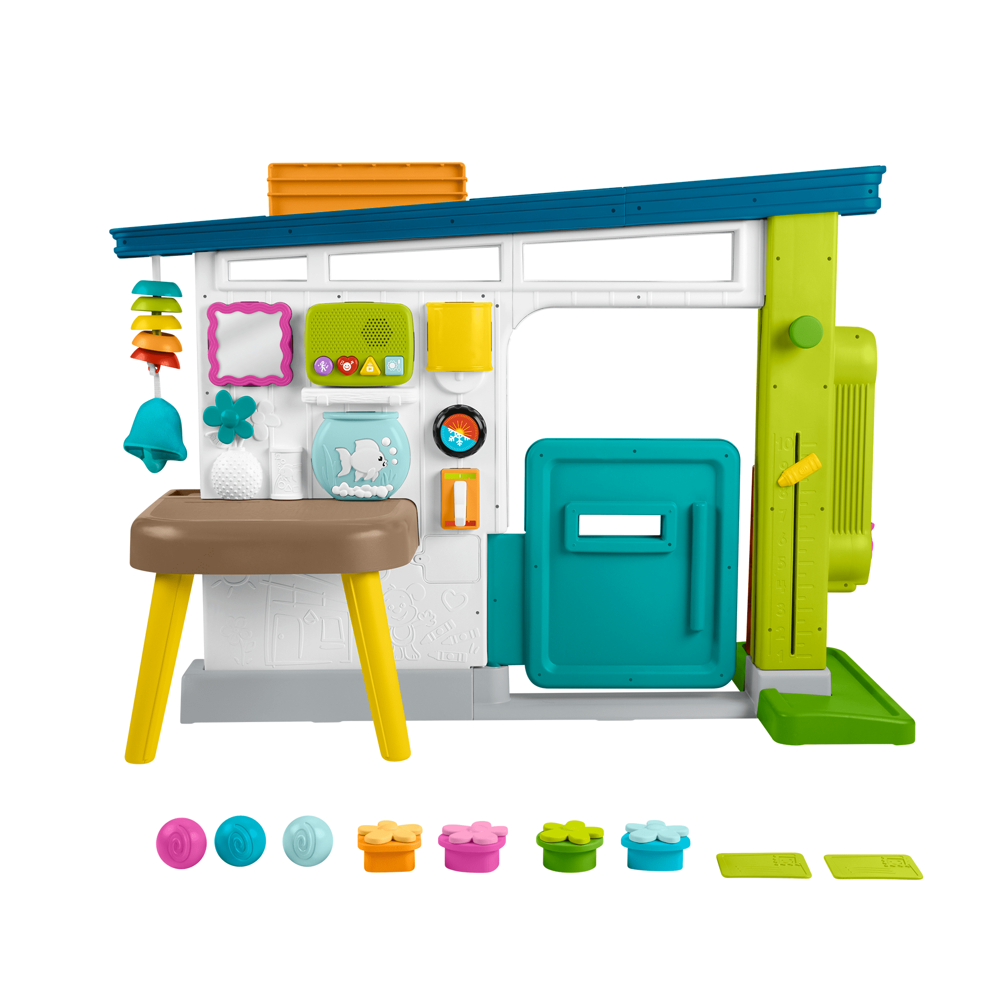 Fisher-Price Aprender e Brincar Brinquedo para Bebês Casa de Luxo de Aprendizagem