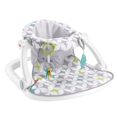 Fisher-Price Sit-Me-Up Floor Seat Portable Baby Chair With 2 Toys, Starlight Bursts