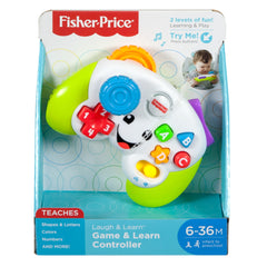 Fisher-Price Laugh & Learn Game & Learn Controller Musical Baby Toy With Lights, Green