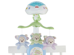 Fisher-Price Baby Móbile de Bebês Super Ursinhos Fofinhos 3 em 1