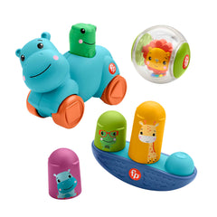 Fisher-Price Hello Moves Play Kit, 3 Infant Activity Toys