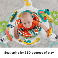 Fisher-Price Jumperoo Baby Activity Center With Lights And Sounds, Jumping Jungle
