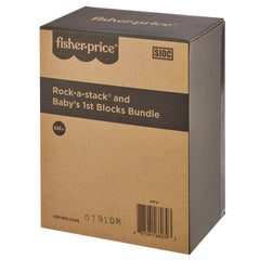 Fisher-Price Rock-A-Stack And Baby's First Blocks Gift Set Of 2 infant Toys