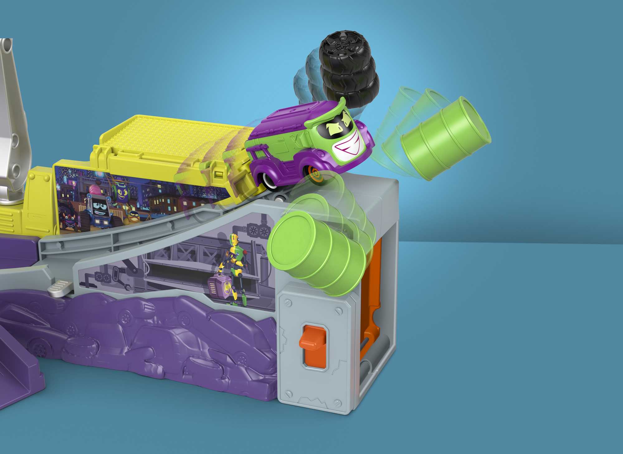 Fisher-Price Batwheels Conjunto de Brinquedo Pista Legion of Zoom