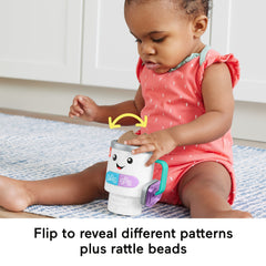 Fisher-Price Laugh & Learn Wake Up & Learn Coffee Mug Baby Musical Toy, Multilanguage Version