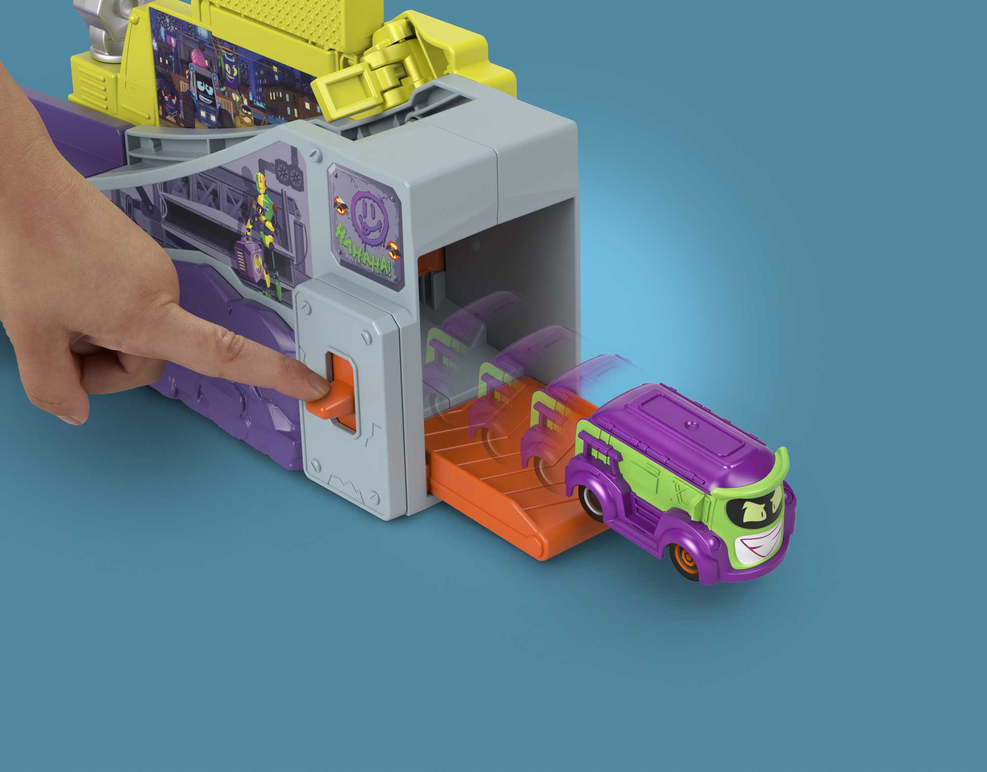 Fisher-Price Batwheels Conjunto de Brinquedo Pista Legion of Zoom