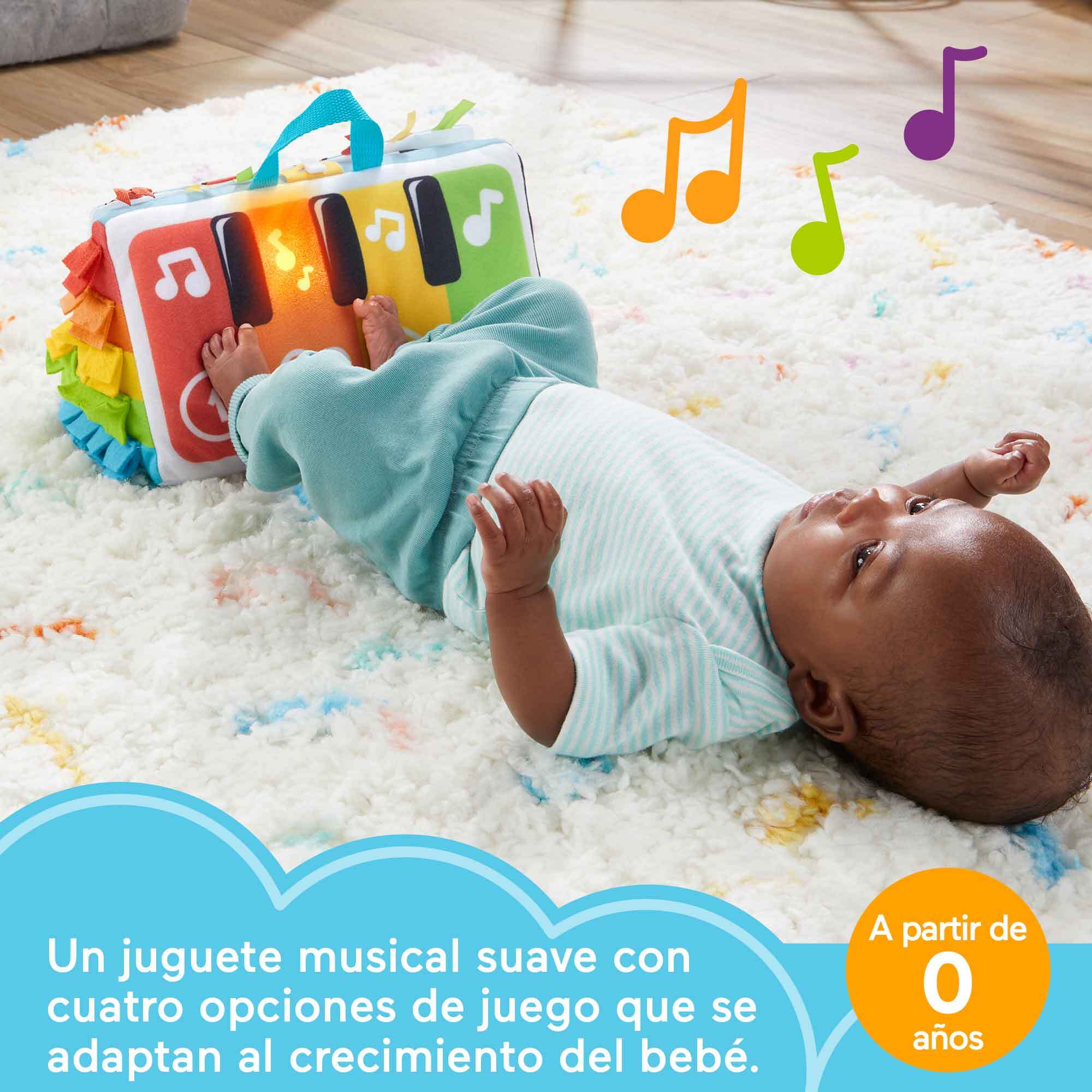 Fisher-Price Baby Juguete para Bebés Suave Piano Pataditas Musicales
