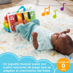 Fisher-Price Baby Juguete para Bebés Suave Piano Pataditas Musicales