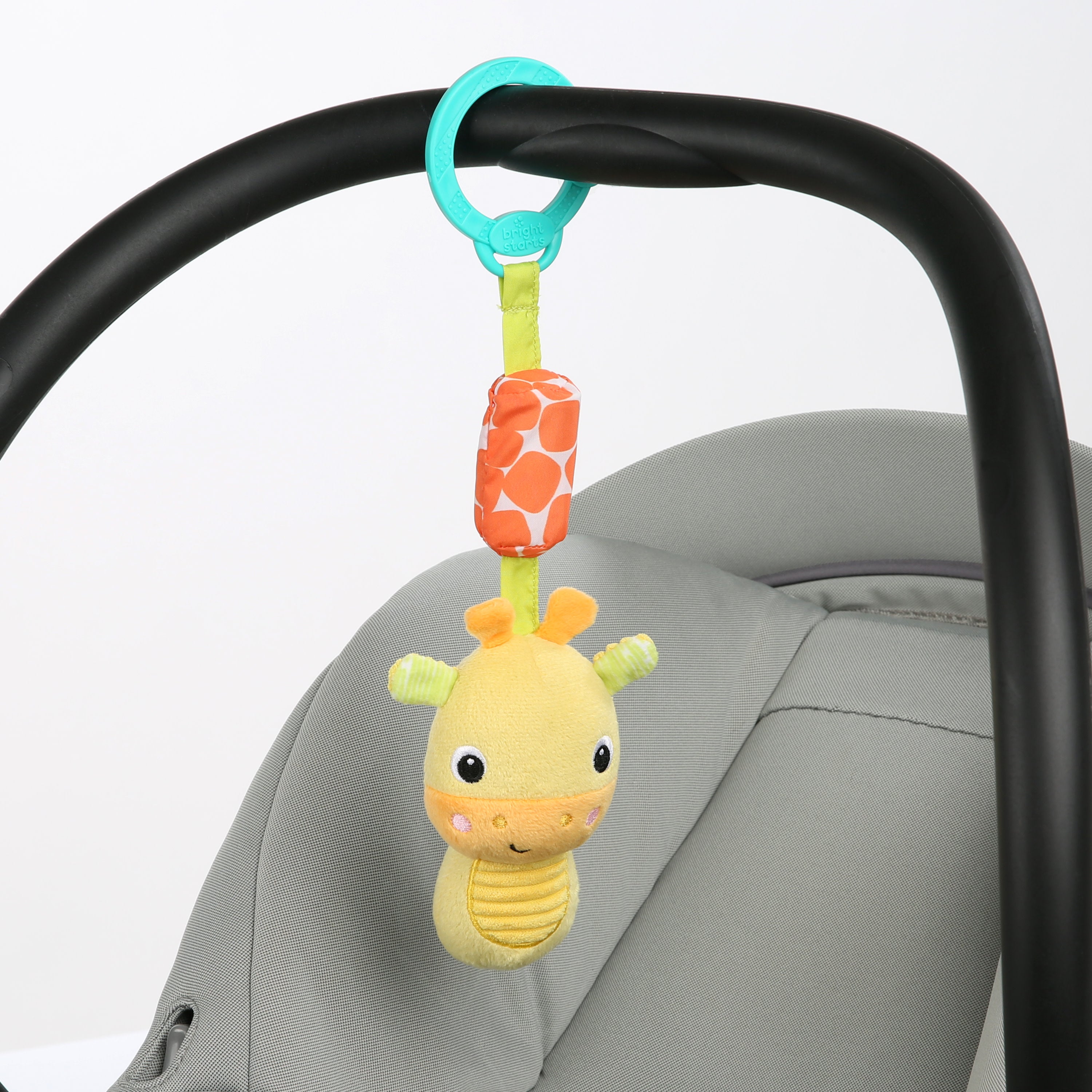 Bright Starts Chime Along Friends On-the-Go Take-Along Toy, Giraffe