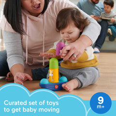 Fisher-Price Hello Moves Play Kit, 3 Infant Activity Toys