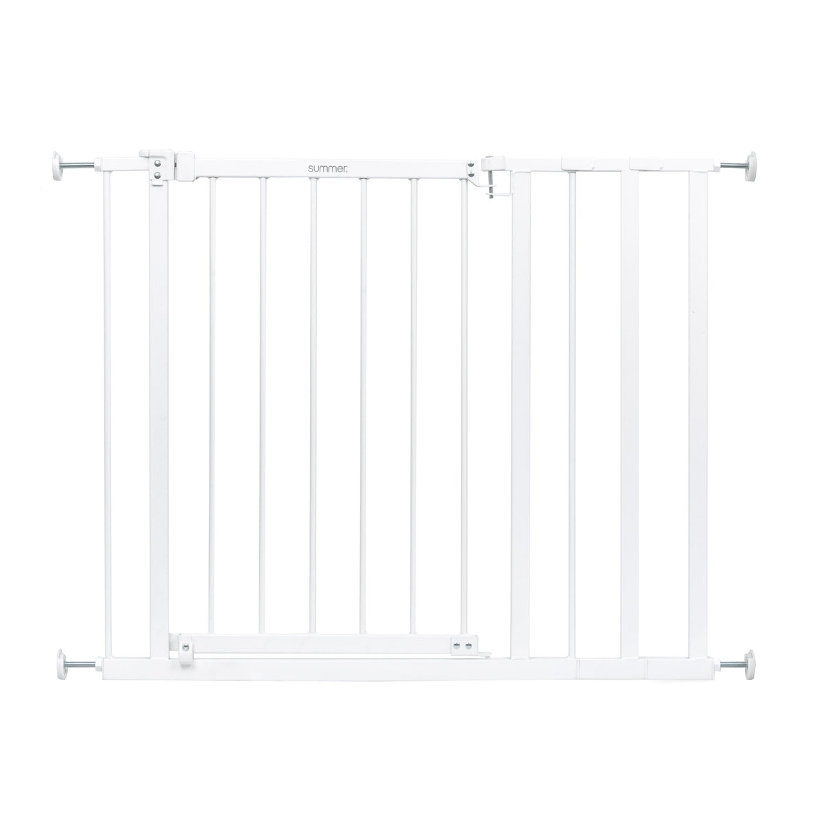 Everywhere Extra Wide Walk-Thru Pet and Baby Gate, Openings 28.75"-39.75" Wide - White