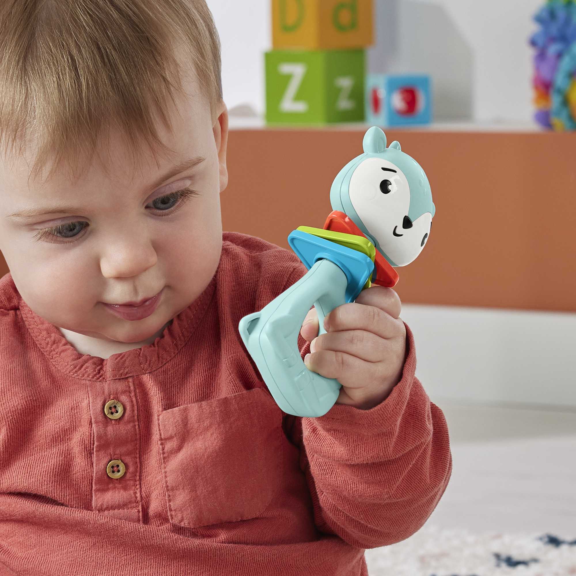 Fisher-Price Baby Sonaja para Bebés Sensimals Venado