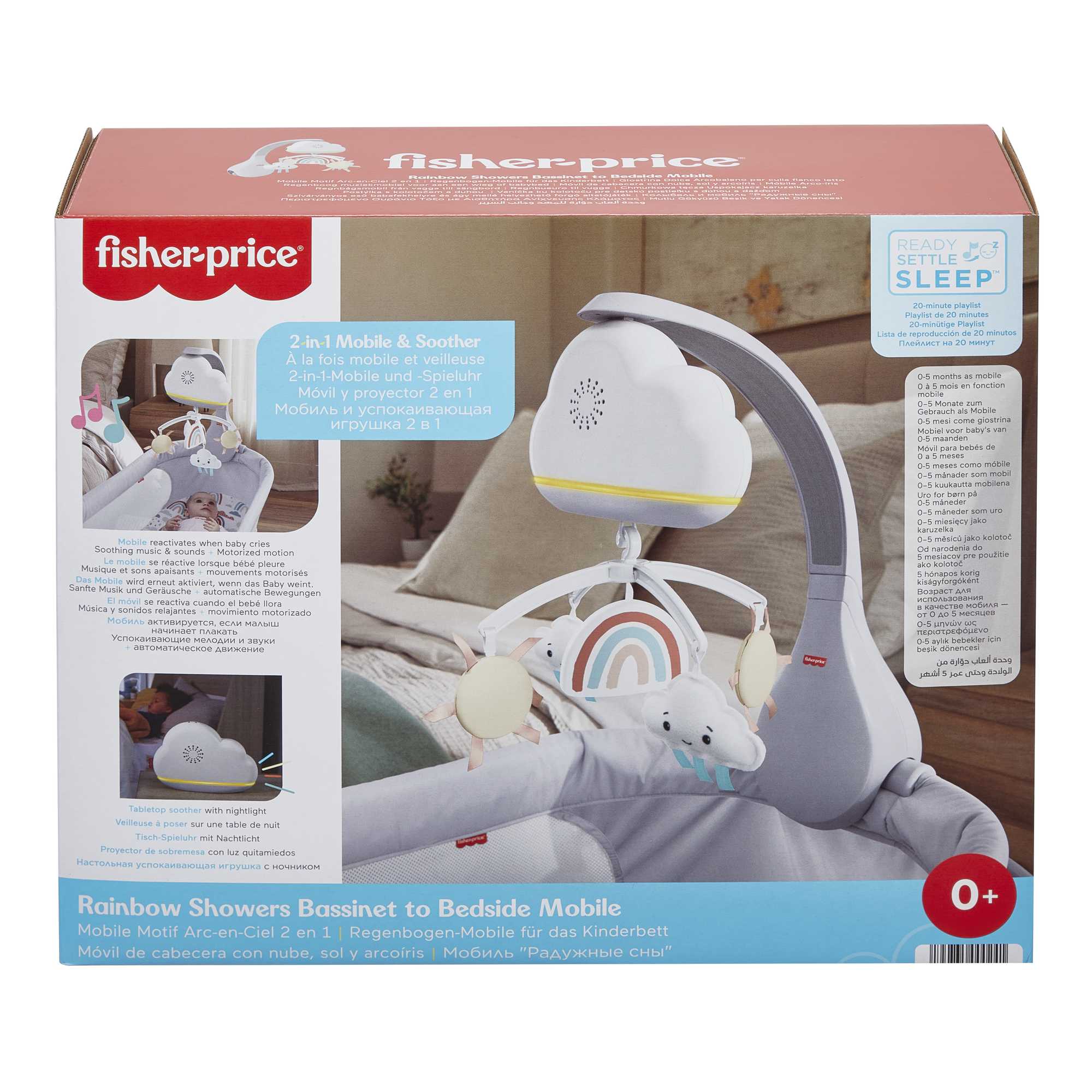 Fisher-Price Baby Móvil para Bebés Nubes Hora de Dormir