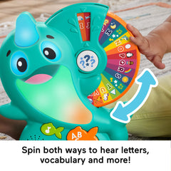 Fisher-Price Linkimals Narwhal Interactive Electronic Learning Toy For Toddlers With Lights & Music