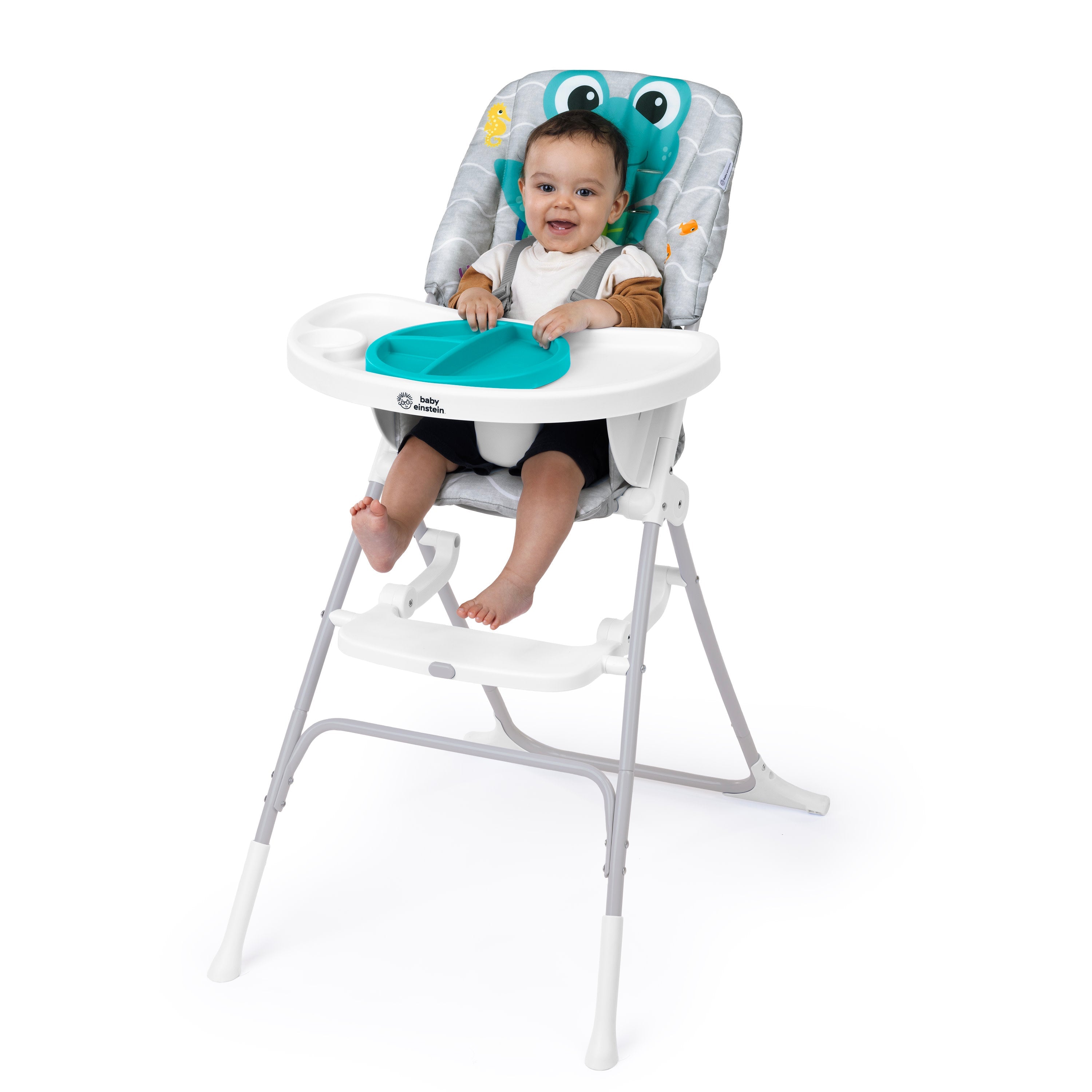 Baby Einstein Ocean Explorers Snack & Splash Compact Folding High Chair, Unisex