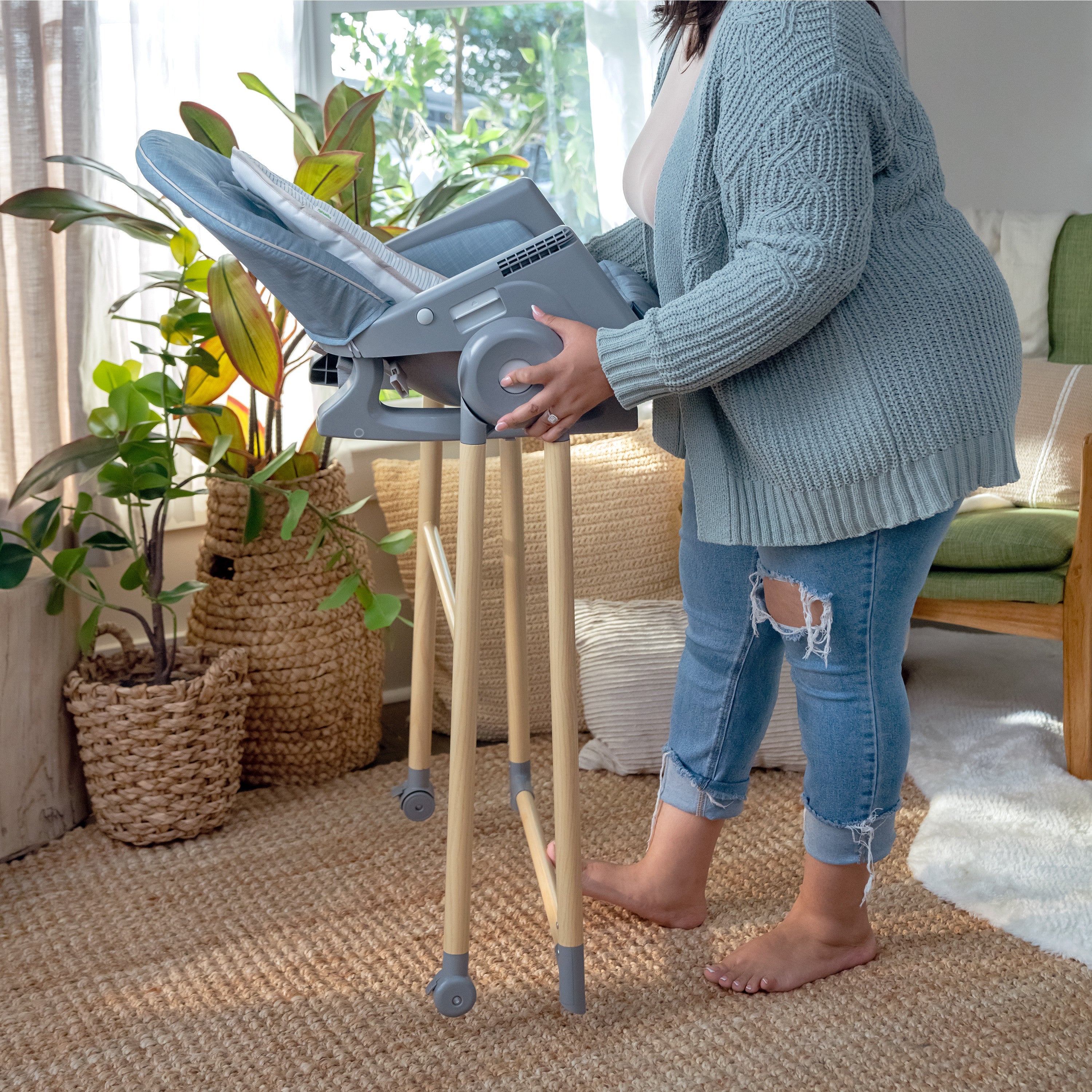 Ingenuity Proper Positioner 7-in-1 Deluxe High Chair - Unisex, For Ages 0-60 Months