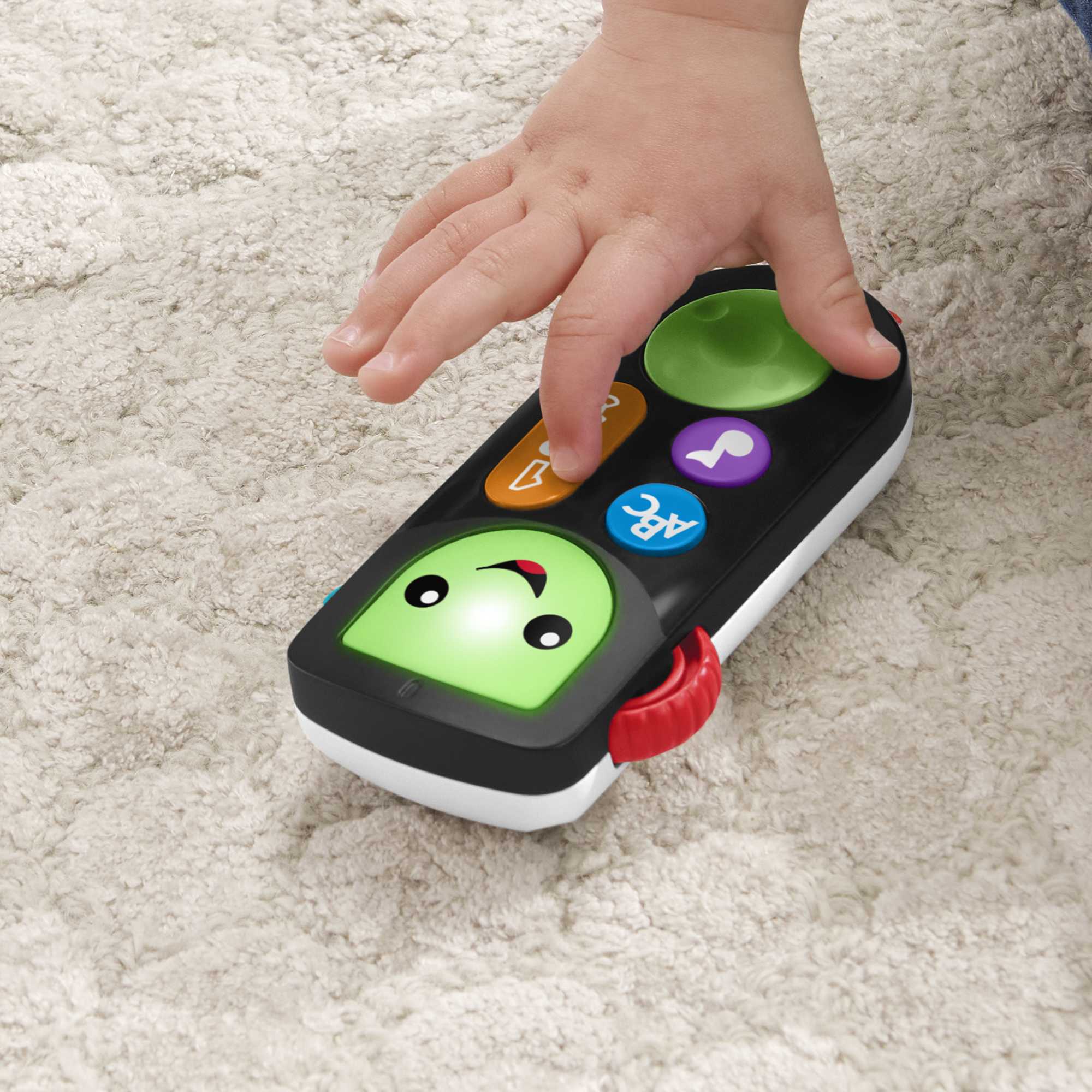 Fisher-Price Rires et Éveil Télécommande Sons et Apprentissage Version Anglaise et Française