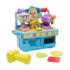 Fisher-Price Laugh & Learn Busy Learning Tool Bench Pretend Construction Toy For Infant & Toddler