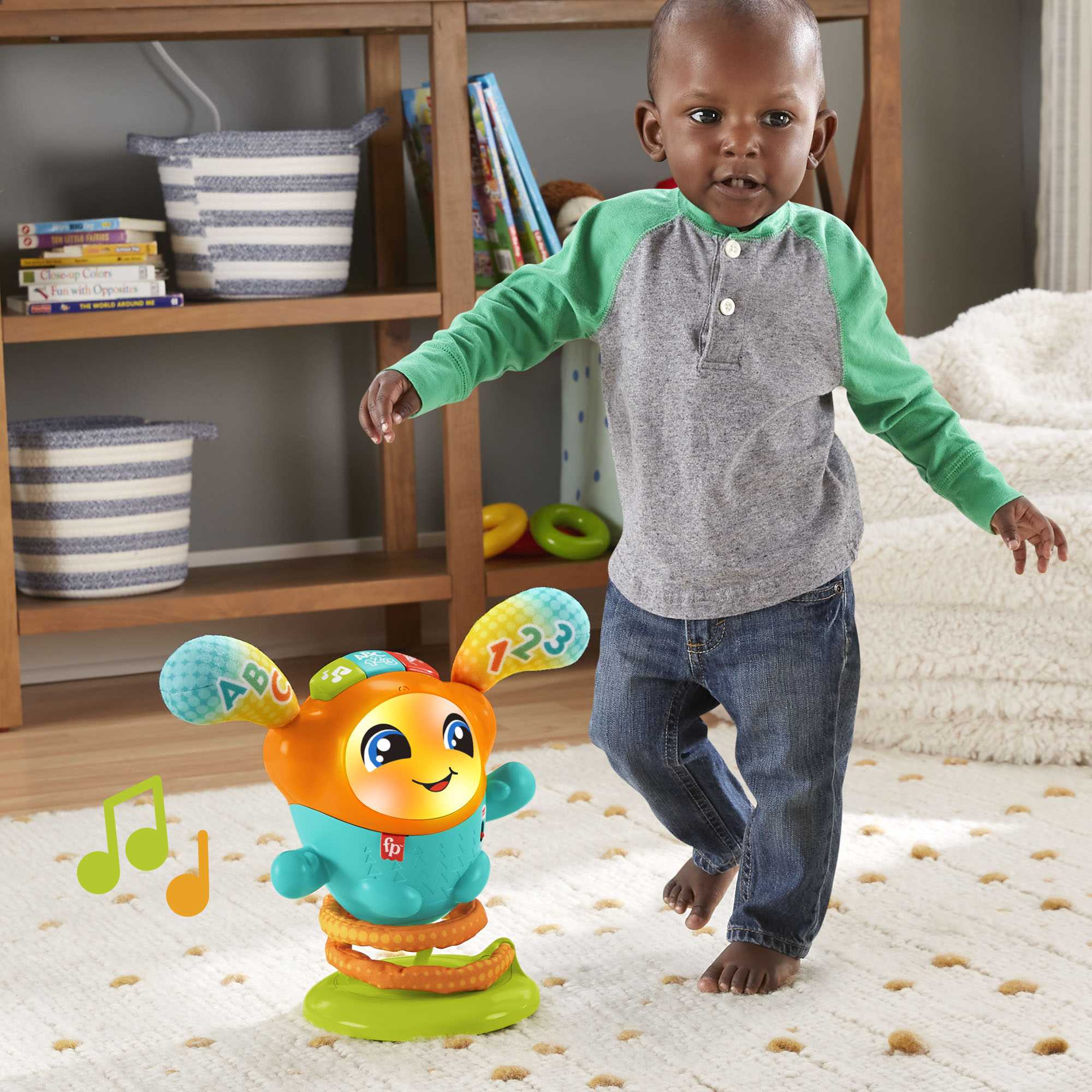 Fisher-Price Brinquedo para Bebês Dj Bouncy Pular e Aprender