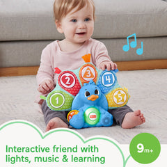 Fisher-Price Linkimals Counting & Colors Peacock Interactive Learning Toy For Infants & Toddlers