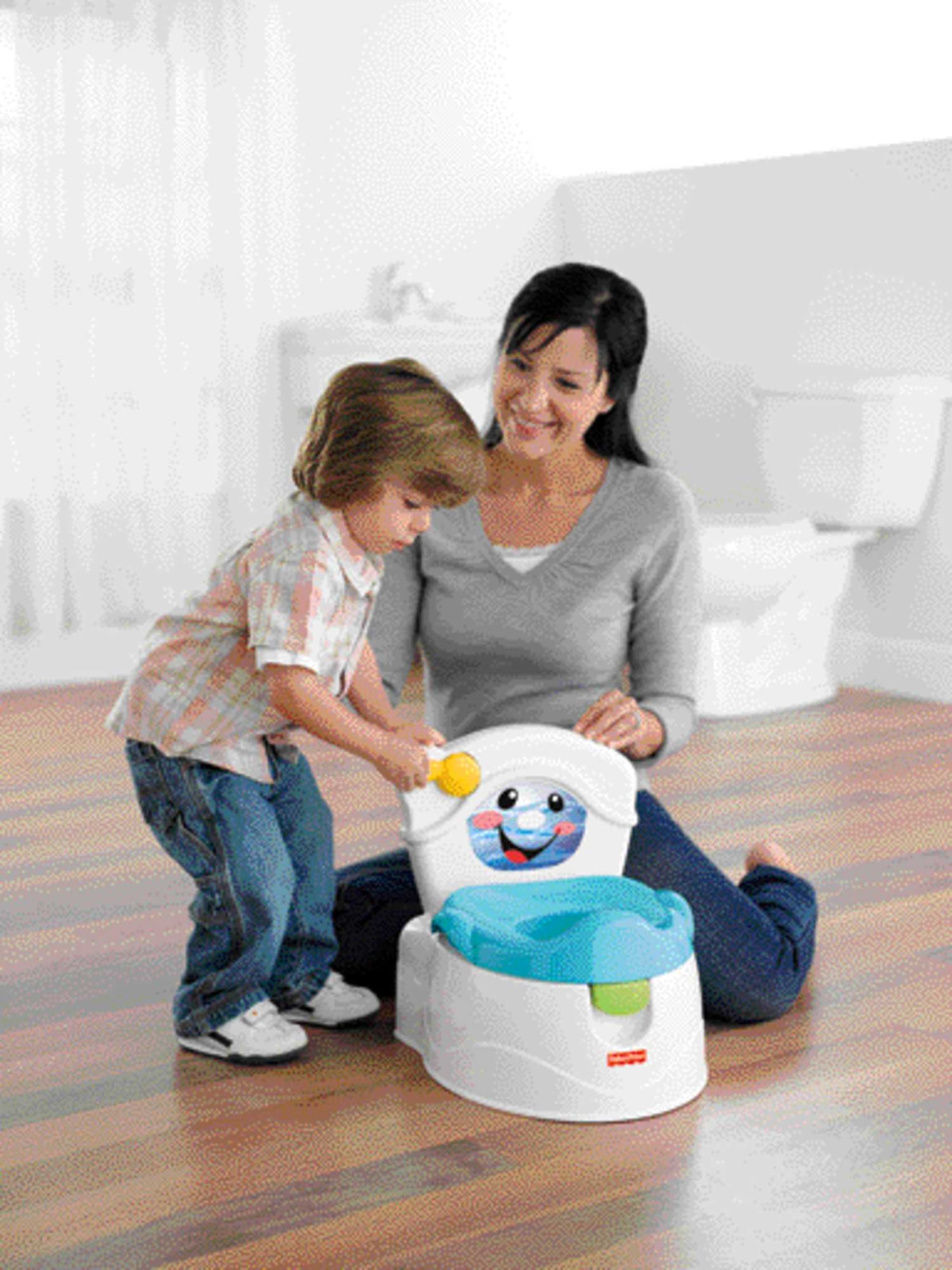Fisher-Price Toddler Potty Training Seat With Lights And Sounds, Learn To Flush Potty