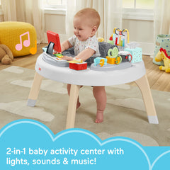 Fisher-Price Learning Toy 2-In-1 Like A Boss Infant Activity Center And Toddler Play Table
